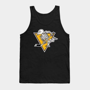 PENGUINS SKULL HOCKEY Tank Top